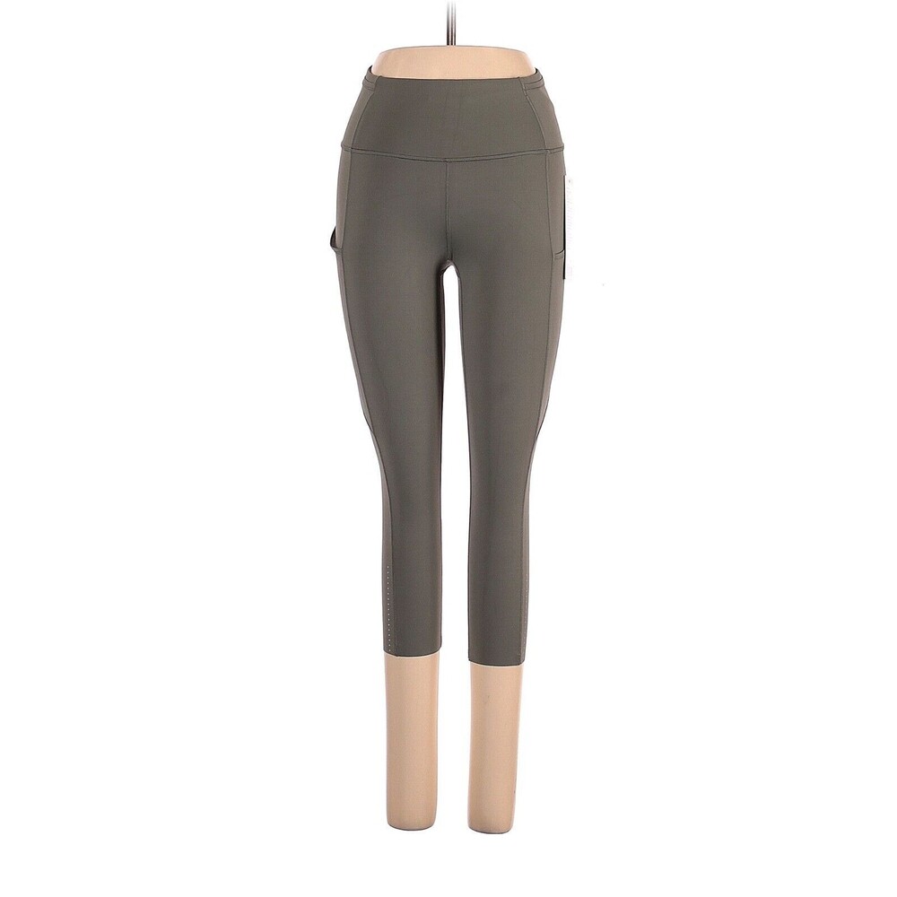 LULULEMON ATHLETICA Grey Sage F & F HR Crop 19" Leggings - US 4